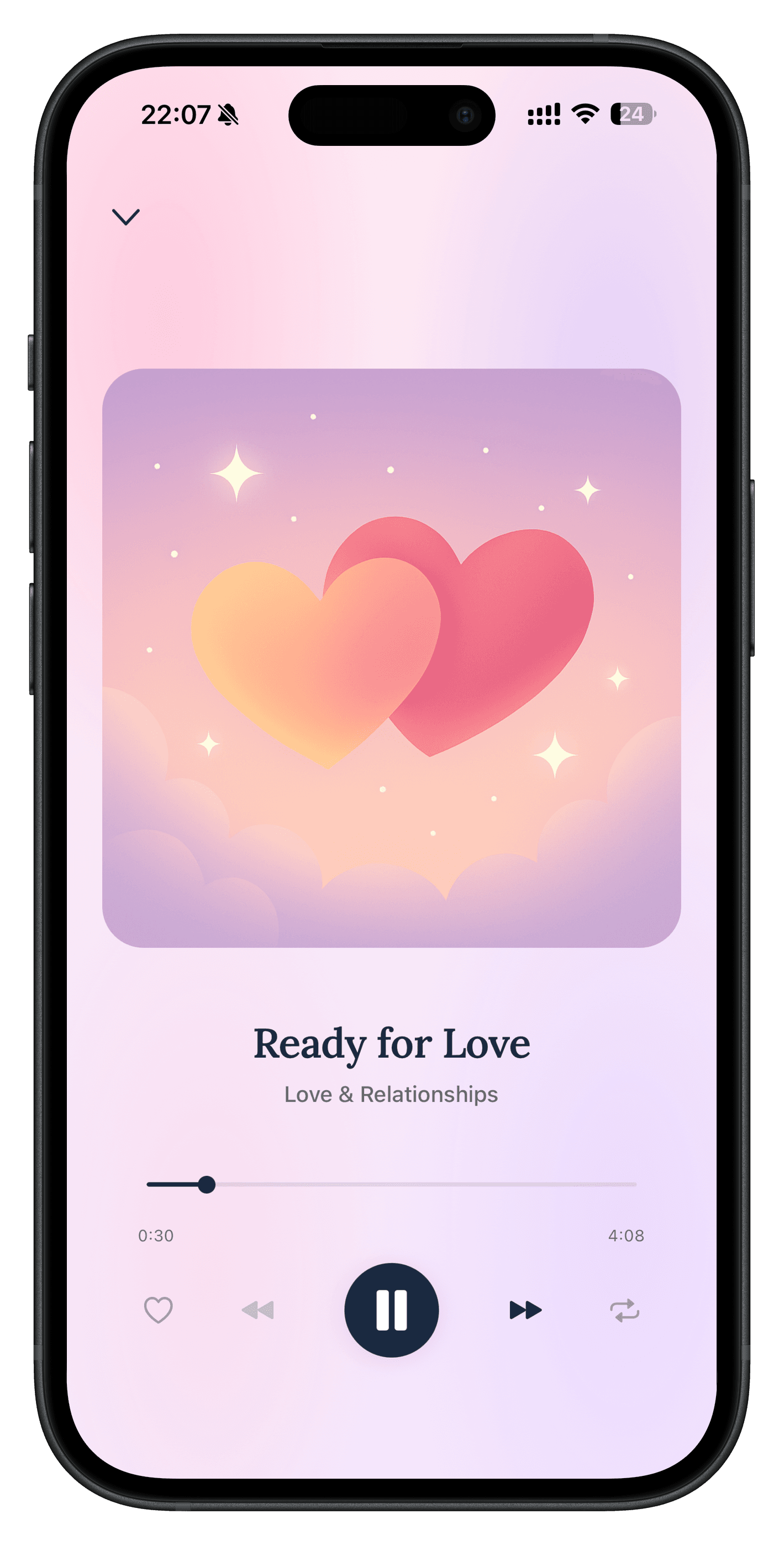 Affina in-app affirmation player