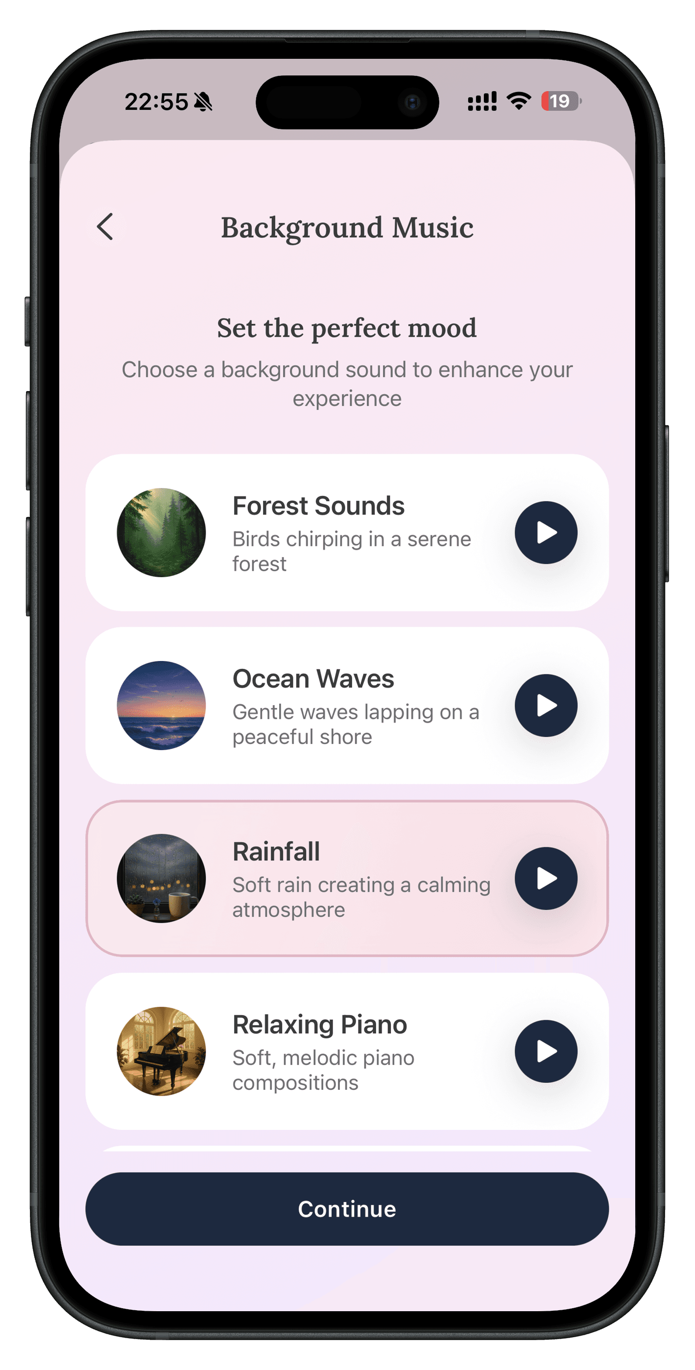Background soundscapes